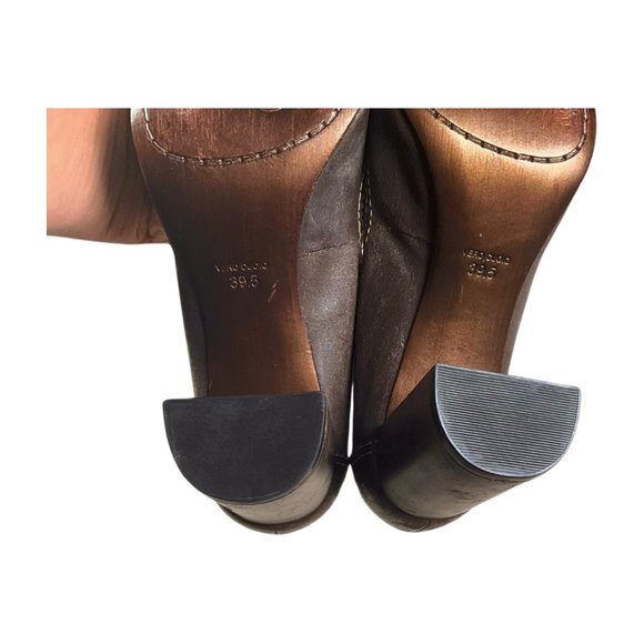 Modern Vintage Distressed Block Heel Y2K 3.5 in Chunky Heel NWOT - Picture 7 of 7